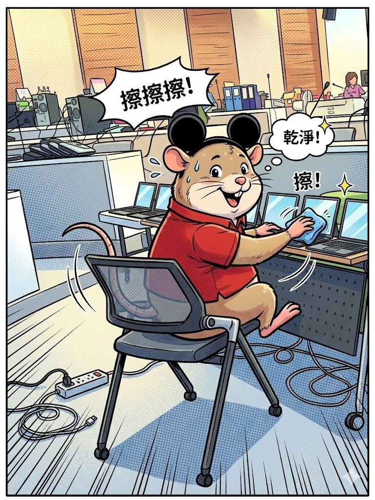 力力傢俱 - 美漫鼠鼠辦公室 AI 漫畫工具